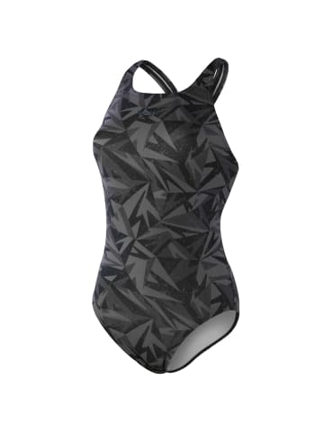 Speedo Badeanzug Hyperboom Medalist in Schwarz