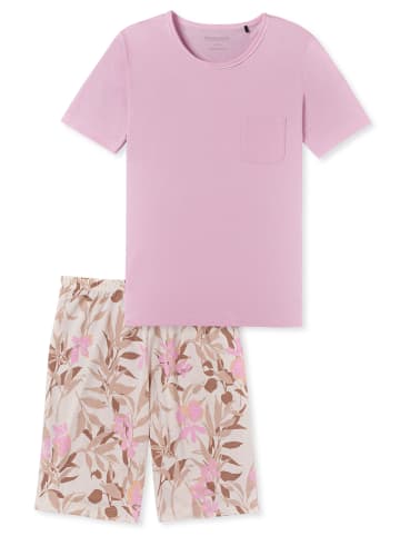 Schiesser Schlafanzug Comfort Nightwear in Powder Pink
