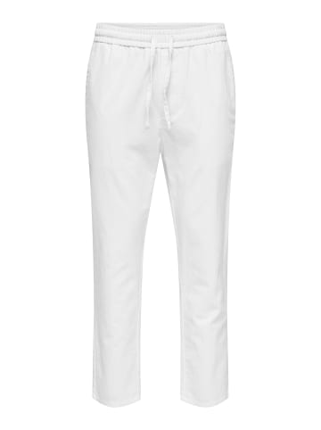 ONLY & SONS Jogginghose in Bright White