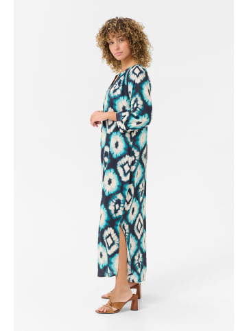 Cream Kleid CRTiah Loose fit in Aqua Tie Dye