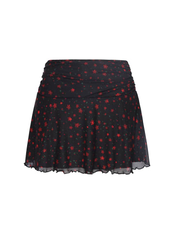 myMo Women Skirt in red black