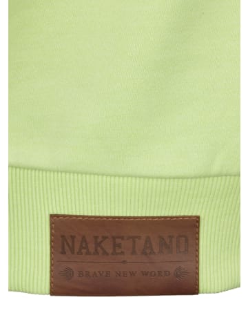 naketano Oversize-Sweatshirt Big Rainerius 20 Matcha Green Melange
