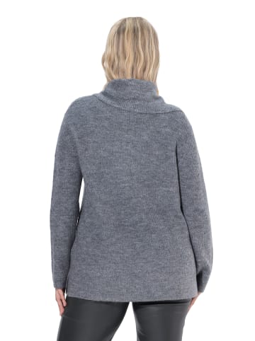 Ulla Popken Pullover in betongrau