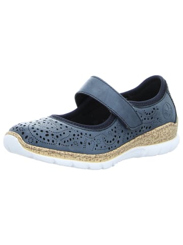 rieker Sportlicher Slipper in blau