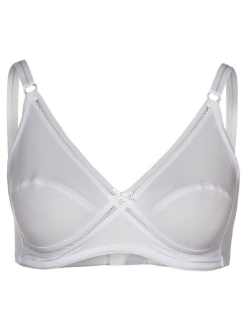 Sassa Soft-BH mit Kreuzblende in Weiß