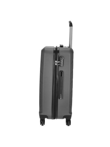 PAKLITE Quick - 4-Rollen-Trolley M 64 cm (grau/anthrazit) in grau/anthrazit