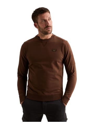 PME Legend Sweatshirt CREWNECK AMERICAN CLASSIC in Braun