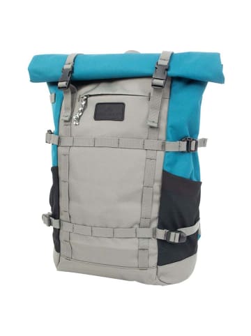 Doughnut Paratrooper Euro 26 - Rucksack 52-67 cm erw. (grey x teal) in grey x teal