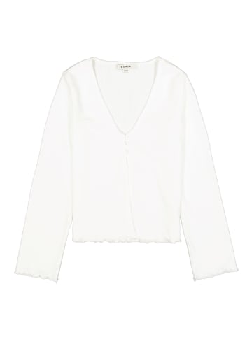 Garcia Strickjacke kurzer Cardigan in off white