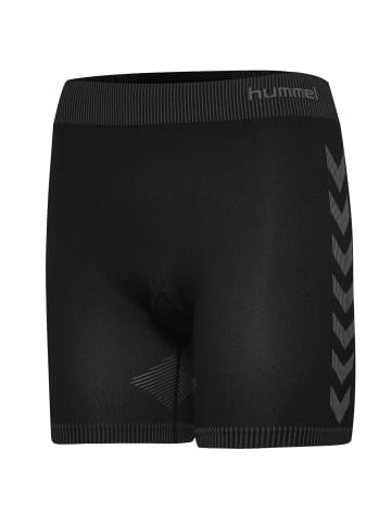 Hummel Kurze Sport Leggings Stretch Shorts FIRST SEAMLESS SHORT TIGHTS in Schwarz