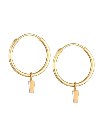 Elli Ohrringe 925 Sterling Silber Dreieck in Gold