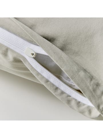 Butlers Mako-Satin Kissenbezug NIGHTLIFE DELUXE in Hellgrau