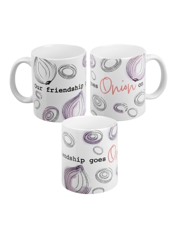 United Labels Karma Tasse - Our friendship goes Onion on aus Keramik 320ml in weiß