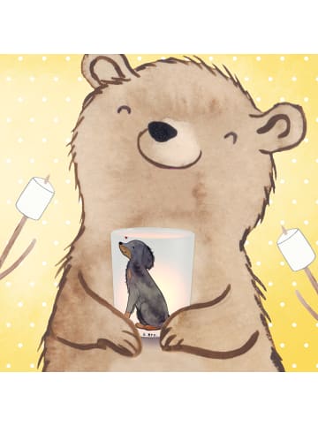 Mr. & Mrs. Panda Outdoor Windlicht Gordon Setter Lebensretter oh... in Transparent