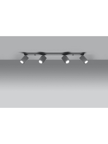 Nice Lamps Deckenleuchte TOSCANA 4L in Grau H 16