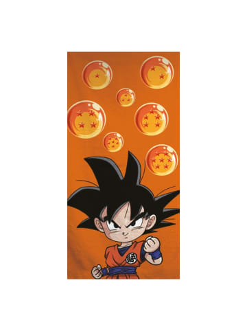 Dragon Ball Strand-/Badetuch Dragon Ball Young Goku - (L) 140 cm x (B) 70 cm in Orange