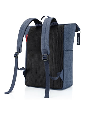 Reisenthel Rucksack 43 cm in herringbone dark blue