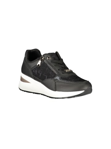 Laura Biagiotti Schwarze Polyurethan-Sneaker