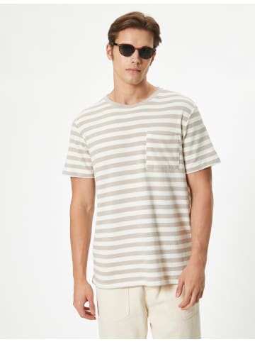 KOTON T-shirt in Braun