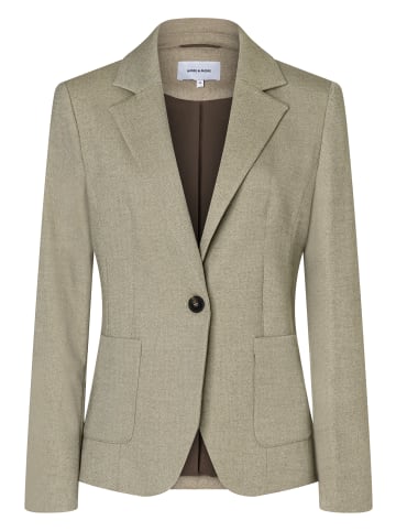 More & More 1-Knopf-Blazer, meliert in soft brass