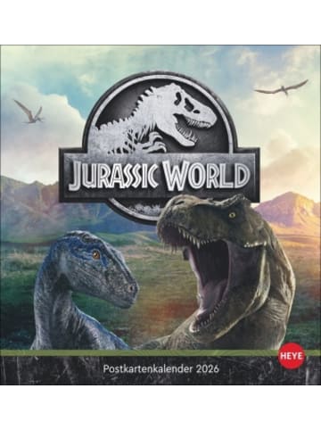 Heye Kalender Kalender - Jurassic World Postkartenkalender 2026