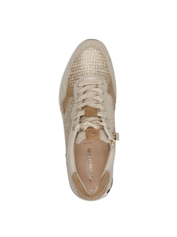Tamaris Sportliche Schnürschuhe in Beige