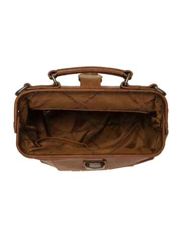 The Chesterfield Brand Wax Pull Up Doktorkoffer Leder 24 cm cognac