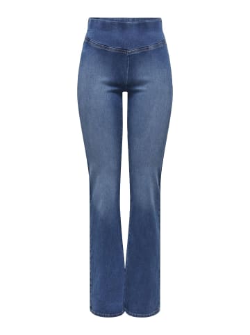 ONLY Flared fit jeans in Medium Blue Denim