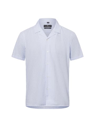 Nils Sundström Freizeithemd in hellblau weiß