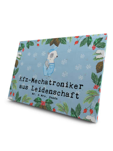 Mr. & Mrs. Panda Tee Adventskalender Kfz-Mechatroniker Leidensch... in Eisblau