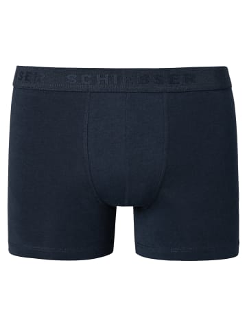 Schiesser Boxershort 4er Pack in Schwarz/Dunkelblau