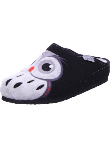 Tofee Pantoffel in schwarz