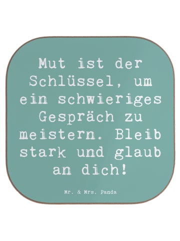 Mr. & Mrs. Panda Tischschoner Spruch Ein schwieriges Gespräch fü... in Meeresbrise