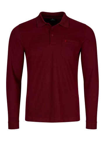 Ragman Poloshirt Basic in Rot