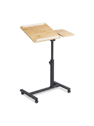 relaxdays Laptoptisch in Gelb - (B)60 x (H)95 x (T)40 cm