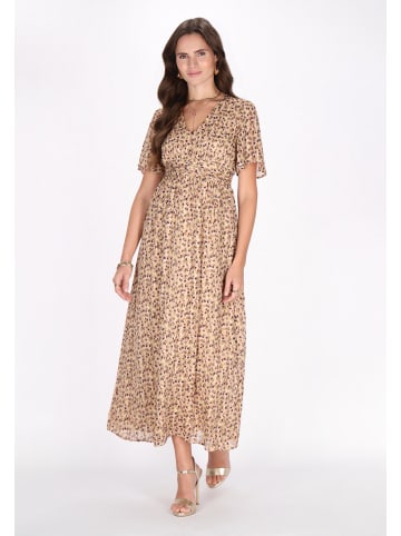 faina Women Dress in beige multicolor
