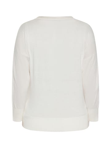 Usha Damen Pullover in WOLLWEISS