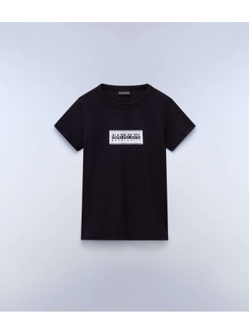 Napapijri T-Shirt "K S-Chamois Ss S" in Schwarz