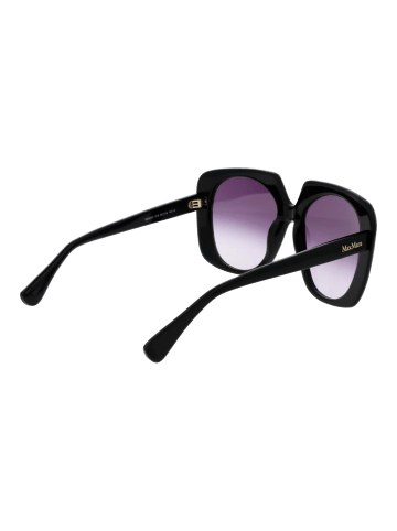 Max Mara Frauen Sonnenbrille Rund Schwarz