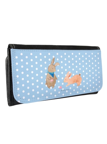 Mr. & Mrs. Panda Damengeldbeutel Hasen Muschel ohne Spruch in Blau Pastell