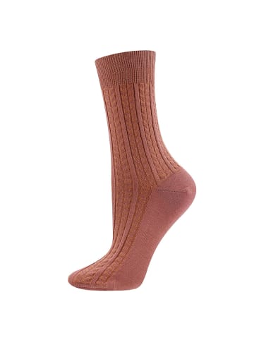 ewers Socken GOTS Rippe in dusty rose