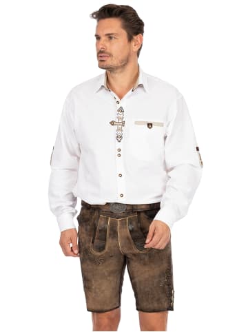 MADDOX Lederhose HOPFENSEE in hellbraun