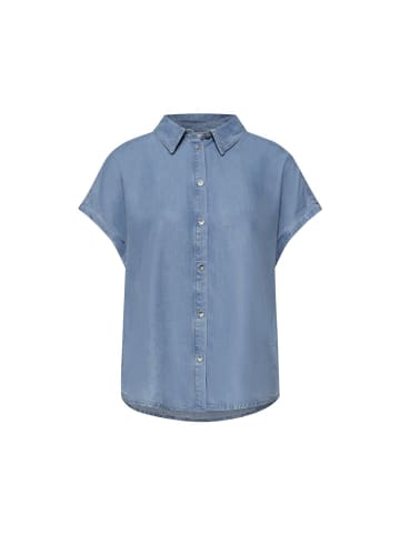 Street One Halbarmbluse in light blue soft wash