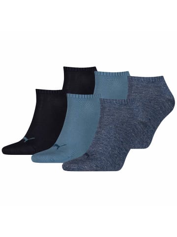 Puma Socken 6er Pack in Dunkelblau/Blau/Hellblau