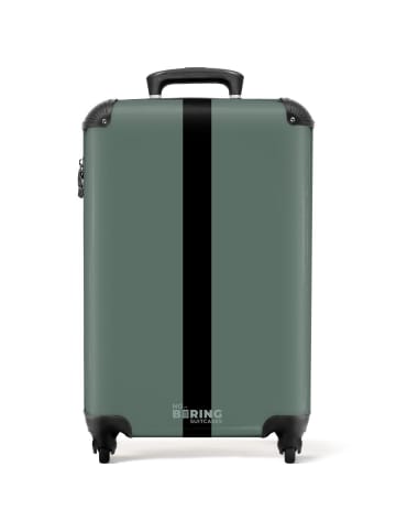 NoBoringSuitCases Suitcase, Handgepäck, Koffer, Trolley, Reisekoffer Grüner Koffer mit