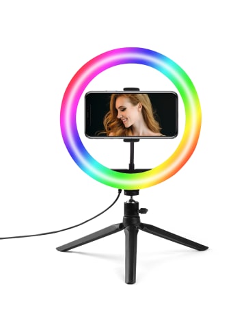 Platyne RGB-Ringlicht in Schwarz