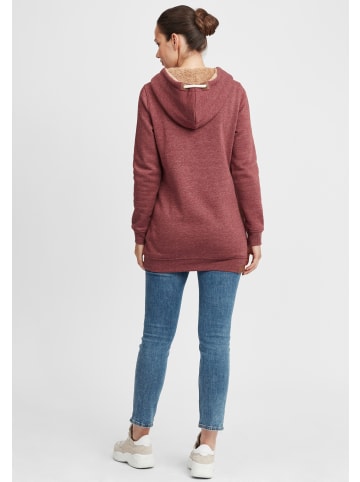 Oxmo Hoodie OXVicky Sweat Pile Hoodie Long in Rot