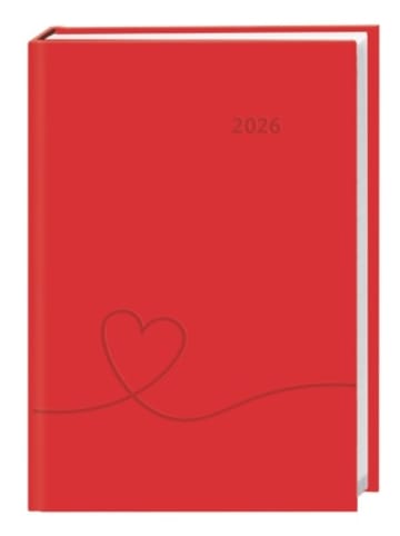 Heye Kalender Kalender - Kalenderbuch A6 koralle 2026