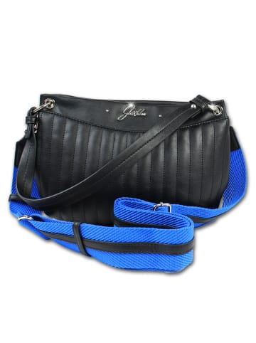 Glüxklee Glüxklee Umhängetasche, Henkeltasche Kunstleder schwarz ca. 28cm