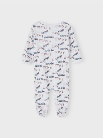 name it 2er Pack Jungen Schlafstrampler mit Zug Motiv in Blau